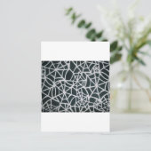 Web of Mystery: Delicate Trap - White Spider Briefkaart (Staand voorkant)