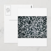 Web of Mystery: Delicate Trap - White Spider Briefkaart (Voorkant / Achterkant)