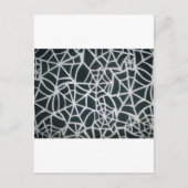 Web of Mystery: Delicate Trap - White Spider Briefkaart (Voorkant)