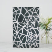 Web of Mystery: Delicate Trap - White Spider Briefpapier (Staand voorkant)