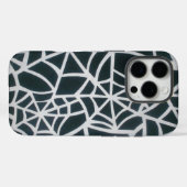 Web of Mystery: Delicate Trap - White Spider Case-Mate iPhone Case (Achterkant (horizontaal))