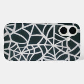 Web of Mystery: Delicate Trap - White Spider Case-Mate iPhone Case (Achterkant (horizontaal))