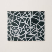 Web of Mystery: Delicate Trap - White Spider Legpuzzel (Horizontaal)