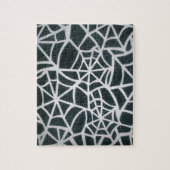 Web of Mystery: Delicate Trap - White Spider Legpuzzel (Verticaal)