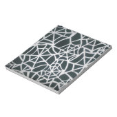 Web of Mystery: Delicate Trap - White Spider Notitieblok (Linkerzijde)