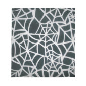 Web of Mystery: Delicate Trap - White Spider Notitieblok (Voorkant)