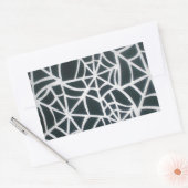 Web of Mystery: Delicate Trap - White Spider Rechthoekige Sticker (Envelop)