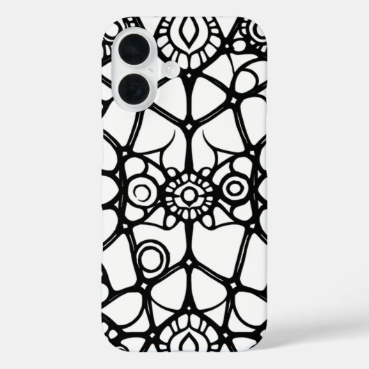 Web of Wonder: een betoverende doedel Case-Mate iPhone Case (Achterkant)