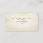 Web of Wyrd and Runic Alphabet Visitekaartje (Achterkant)