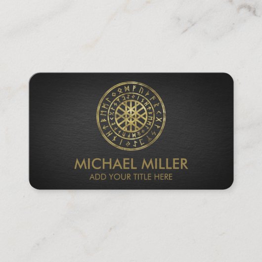 Web of Wyrd and Runic Alphabet Visitekaartje (Voorkant)