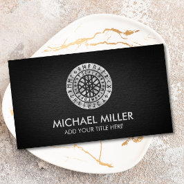 Web of Wyrd and Runic Alphabet Visitekaartje