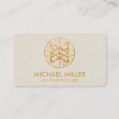 Web of Wyrd in flower of life Visitekaartje (Voorkant)