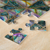 Web of Wyrd The Matrix of Fate-Abalone Shell Legpuzzel (Zijkant)