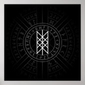 Web of Wyrd The Matrix of Fate - Black and White Poster (Voorkant)