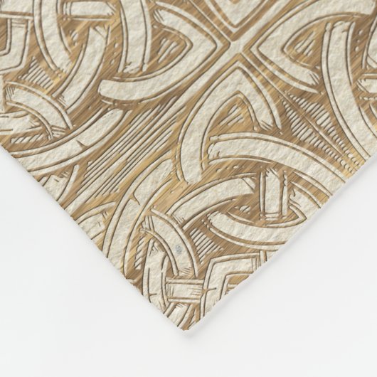 Web of Wyrd The Matrix of Fate -  Gold Fleece Deken (Hoek)