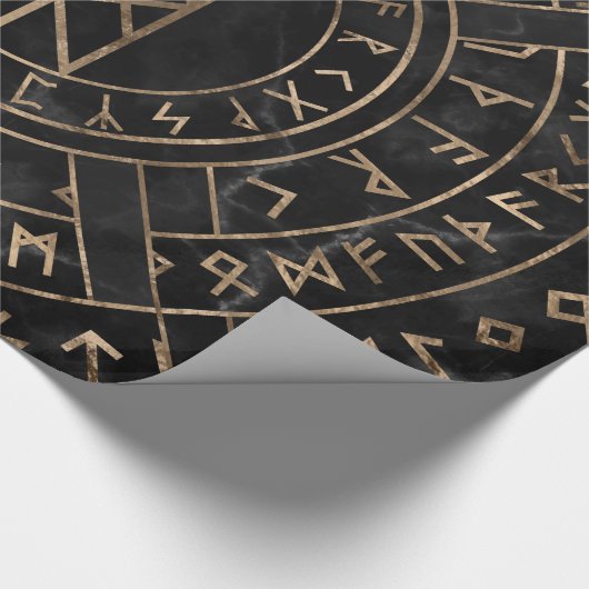 Web of Wyrd The Matrix of Fate - Marble and gold Cadeaupapier (Hoek)