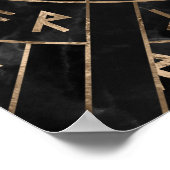 Web of Wyrd The Matrix of Fate - Marble and gold Poster (Hoek)