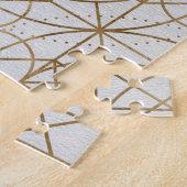 Web of Wyrd The Matrix of Fate - Pastel Gold Legpuzzel (Zijkant)