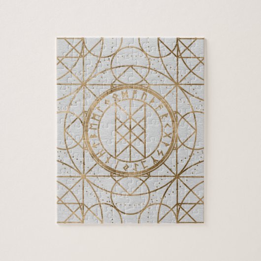 Web of Wyrd The Matrix of Fate - Pastel Gold Legpuzzel (Verticaal)