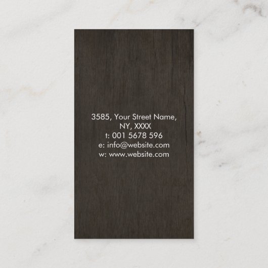 Web of Wyrd - The Matrix of Fate Visitekaartje (Achterkant)