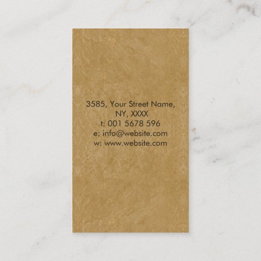 Web of Wyrd - The Matrix of Fate Visitekaartje (Achterkant)