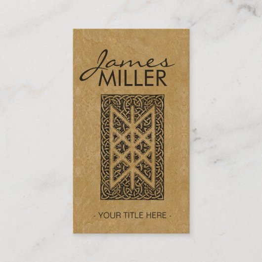 Web of Wyrd - The Matrix of Fate Visitekaartje (Voorkant)