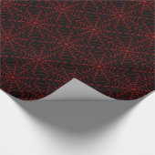Web-opbergpapier voor zwarte en Oranje spin Cadeaupapier (Hoek)