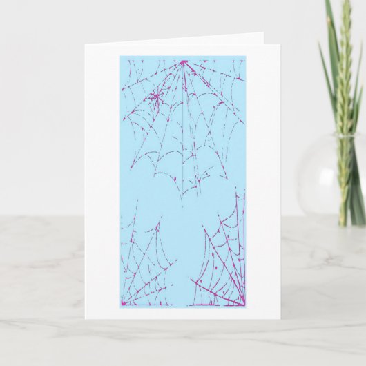 Web Pastel Spider Kaart (Voorkant)