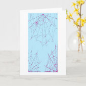 Web Pastel Spider Kaart (Gele Bloem)