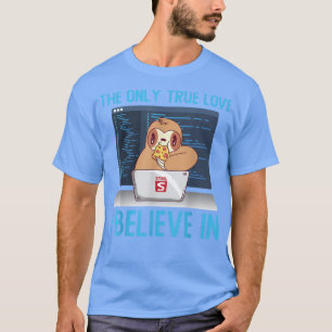 Web Programmer Software Developer Pizza Lover Slot T-shirt
