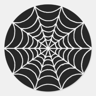 Web  spin ronde sticker