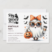 web | spookvleermuizen | Halloween verjaardagsuitn Kaart (Voorkant)