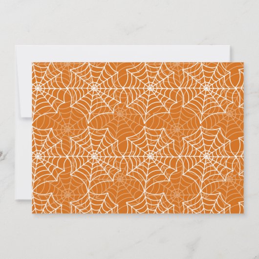 web | spookvleermuizen | Halloween verjaardagsuitn Kaart (Achterkant)