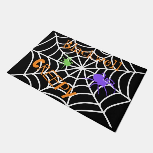 Web Spooky Spider Deurmat (Schuin)