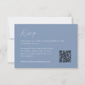 Web Tide Wedding QR-code RSVP Kaartje (Voorkant)