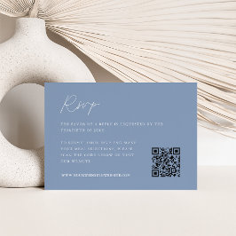 Web Tide Wedding QR-code RSVP Kaartje