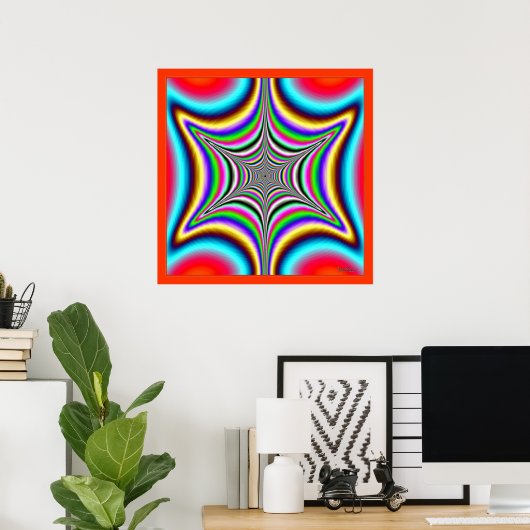 Web Twilight Zone Spider Poster (Thuiskantoor)