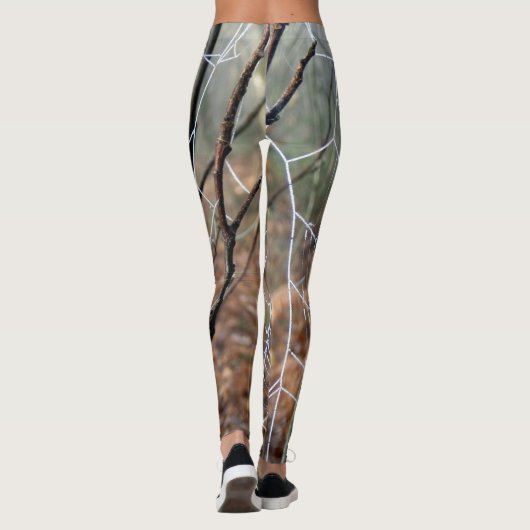 Web van Europese Tuin Spin Leggings (Achterkant)