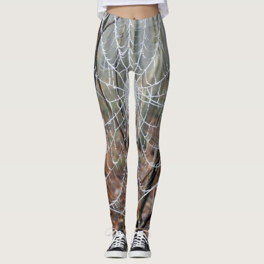 Web van Europese Tuin Spin Leggings (Voorkant)