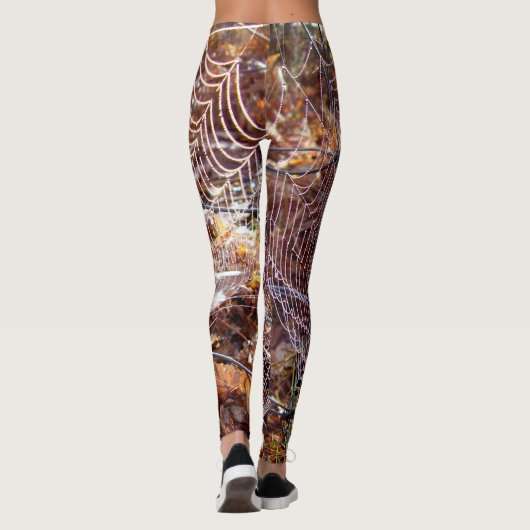 Web van Europese Tuin Spin Leggings (Achterkant)