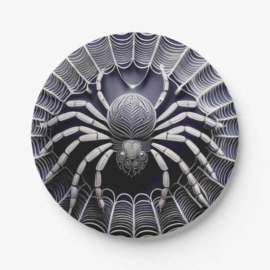 Web van leuke Borden Papieren Bordje (Voorkant)