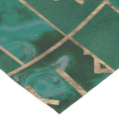 Web van Wyrd - Malachite, leder en goud Korte Tafelloper (Hoek)