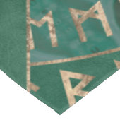 Web van Wyrd - Malachite, leder en goud Tafelkleed (Gekanteld)