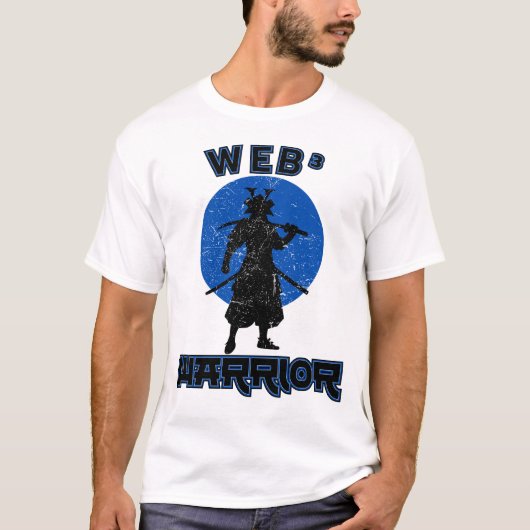 Web³ Warrior™ Code is My Katana Honor Your Grind T-shirt (Voorkant)