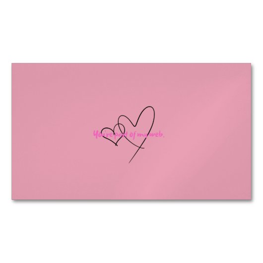 Web Within – Art of Hidden Strength Magnetisch Visitekaartje (Voorkant)