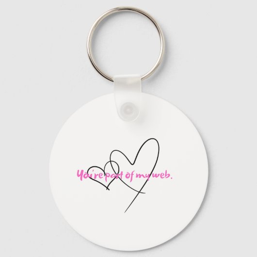 Web Within – Art of Hidden Strength Sleutelhanger (Achterkant)