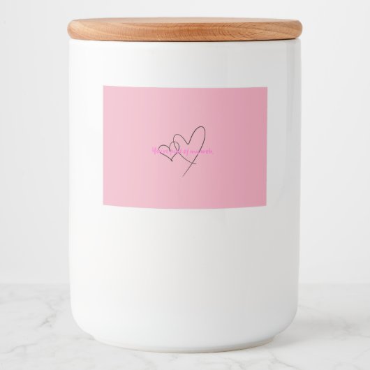 Web Within – Art of Hidden Strength Voedselcontainer Etiket (Voorkant)