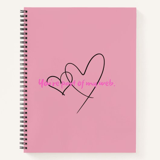 Web Within - kunst van verborgen kracht Notitieboek (Voorkant)