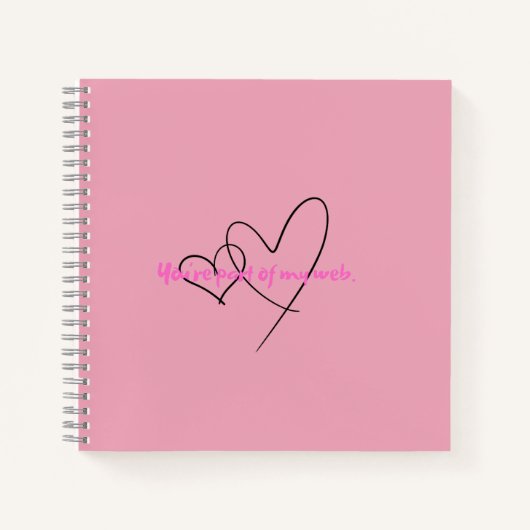 Web Within – Kunst van Verborgen Sterkte Notitieboek (Voorkant)