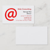Webadvies Visitekaartje (Voorkant / Achterkant)